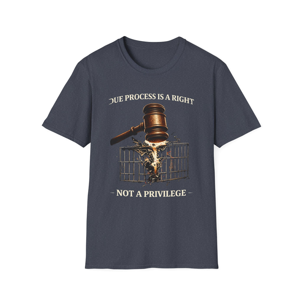Due Process T-Shirt - Assert Your Rights in Style - Rise And Revolt