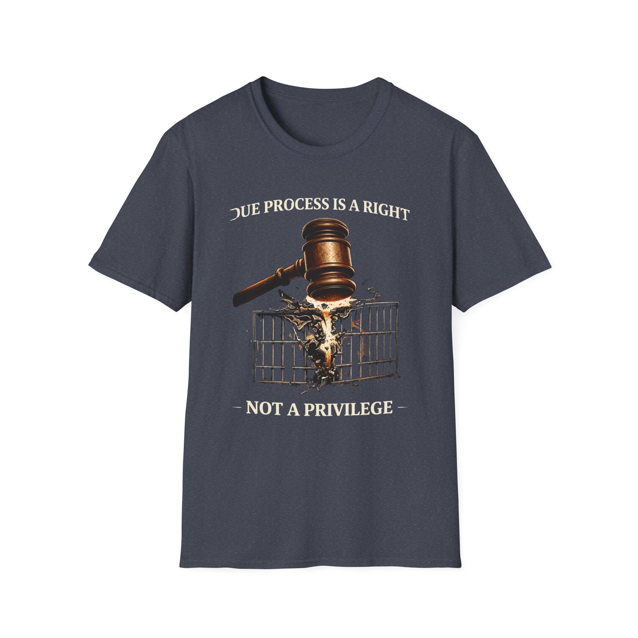 Due Process T-Shirt - Assert Your Rights in Style - Rise And Revolt