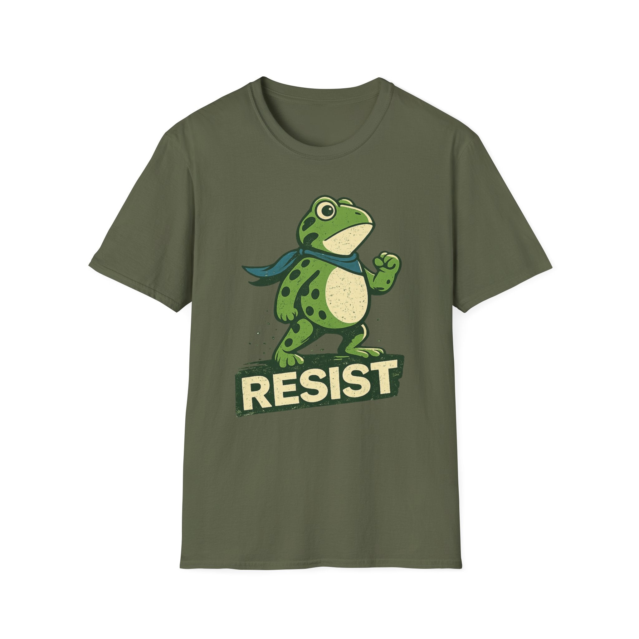 Resist Frog T-Shirt - Stand Out with Unique Protest Style - Rise And Revolt
