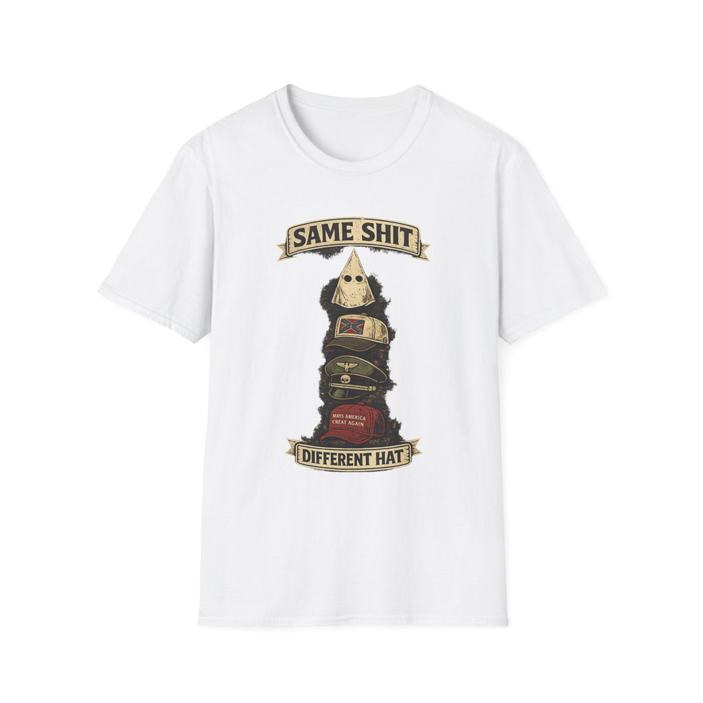 Same Shit Different Hat T-Shirt - Embrace Your Style with Humor - Rise And Revolt