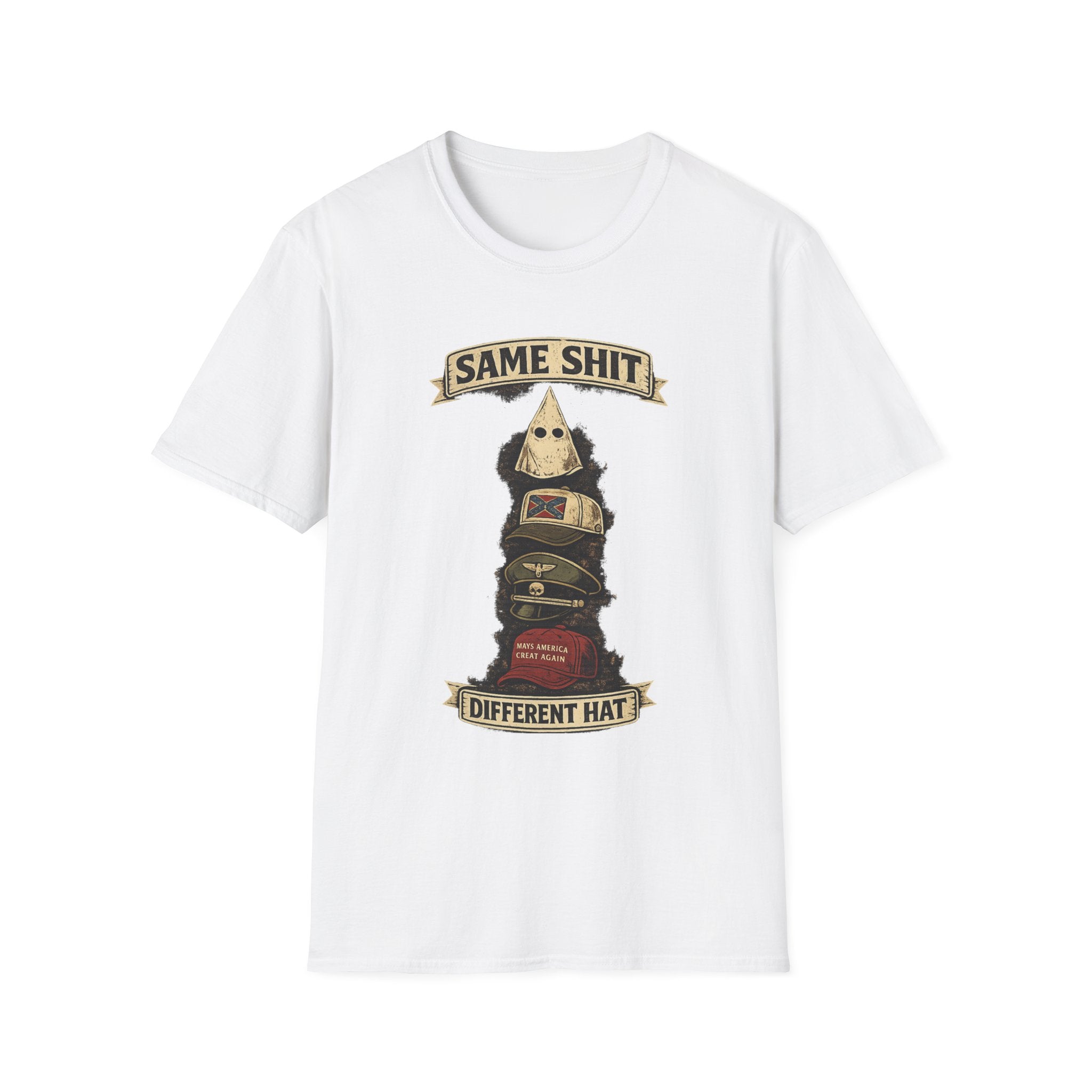 Same Shit Different Hat T-Shirt - Embrace Your Style with Humor - Rise And Revolt