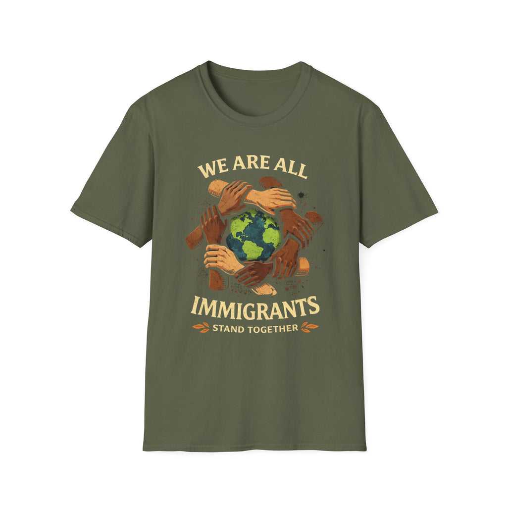 We Are All Immigrants T-Shirt - Rise And Revolt