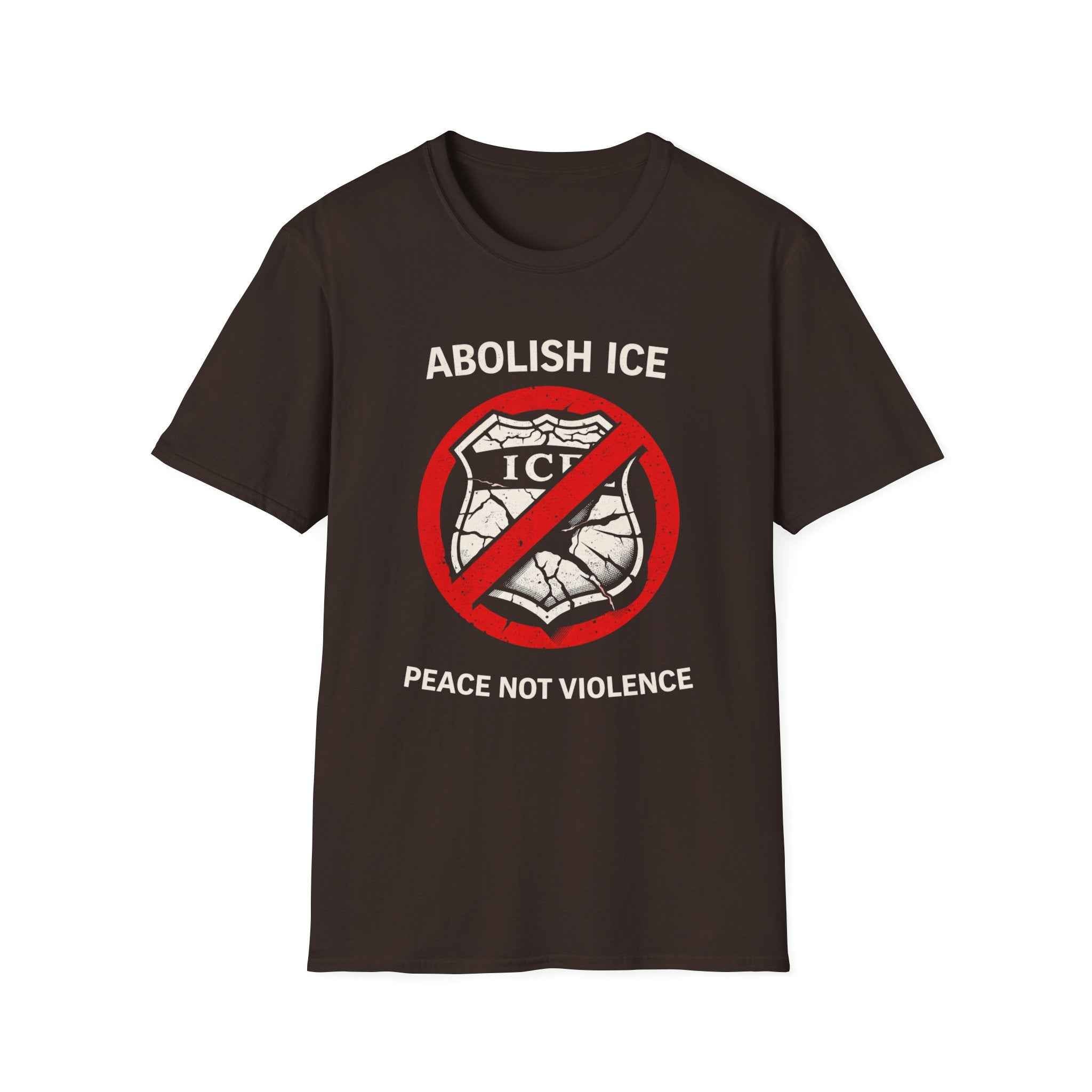 Abolish Ice Peace Not Violence T-Shirt