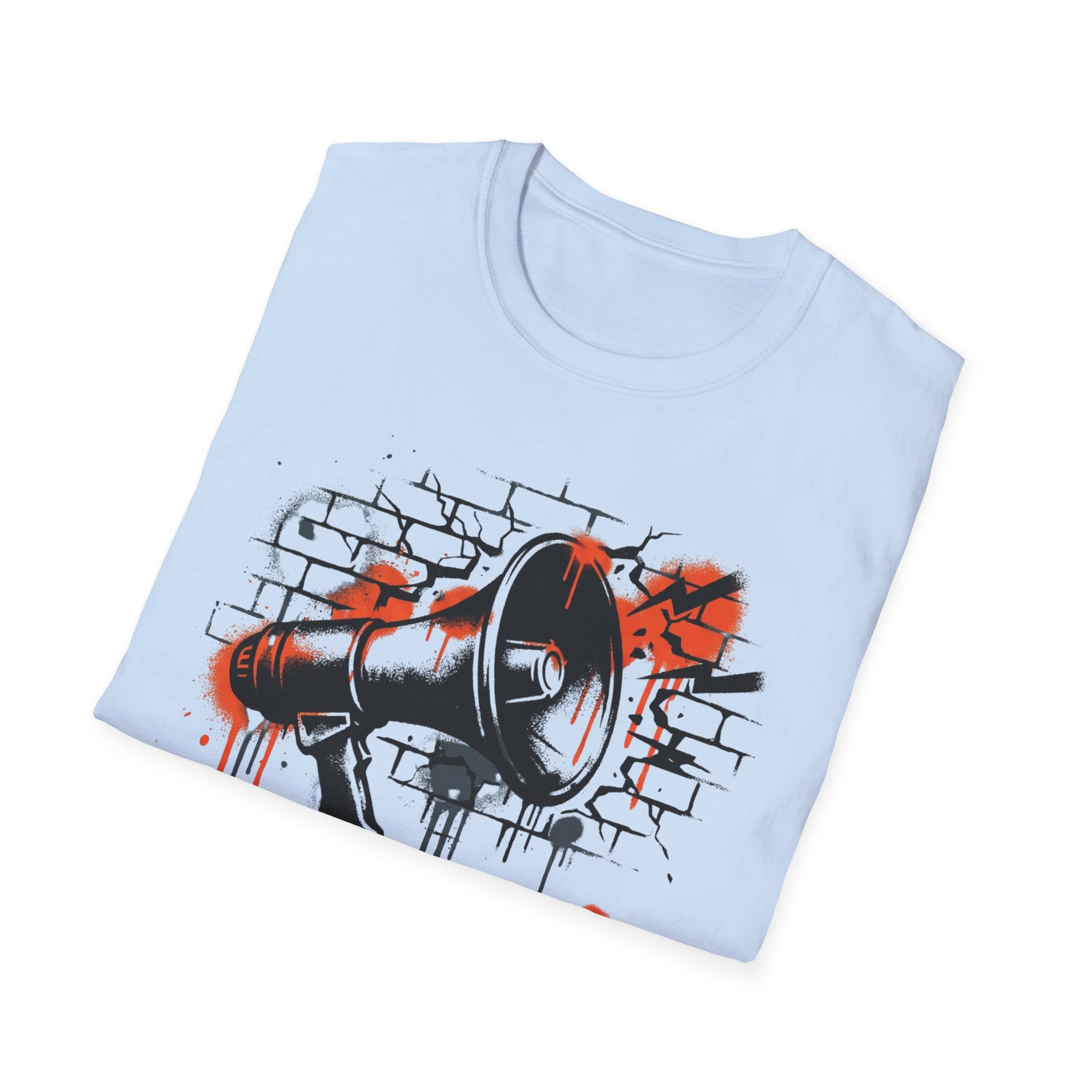 Silence Is Compliance T-Shirt - Make a Statement with Our Bold Megaphone Design - Rise And Revolt