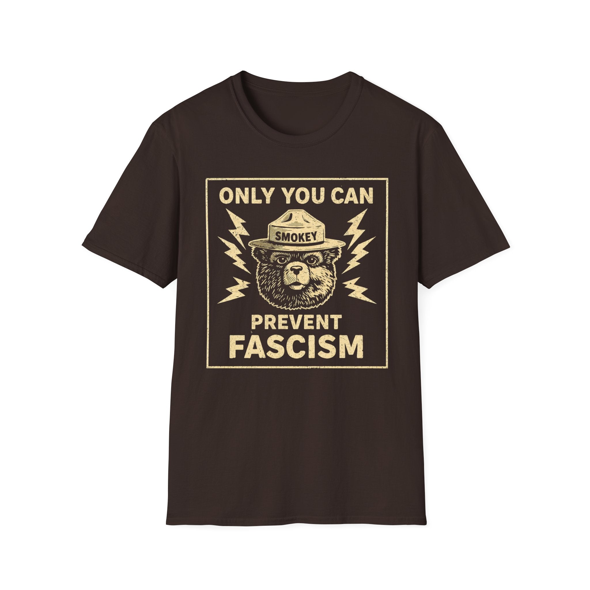 Only You Can Prevent Fascism T-Shirt - Stand Up Against Oppression - Rise And Revolt