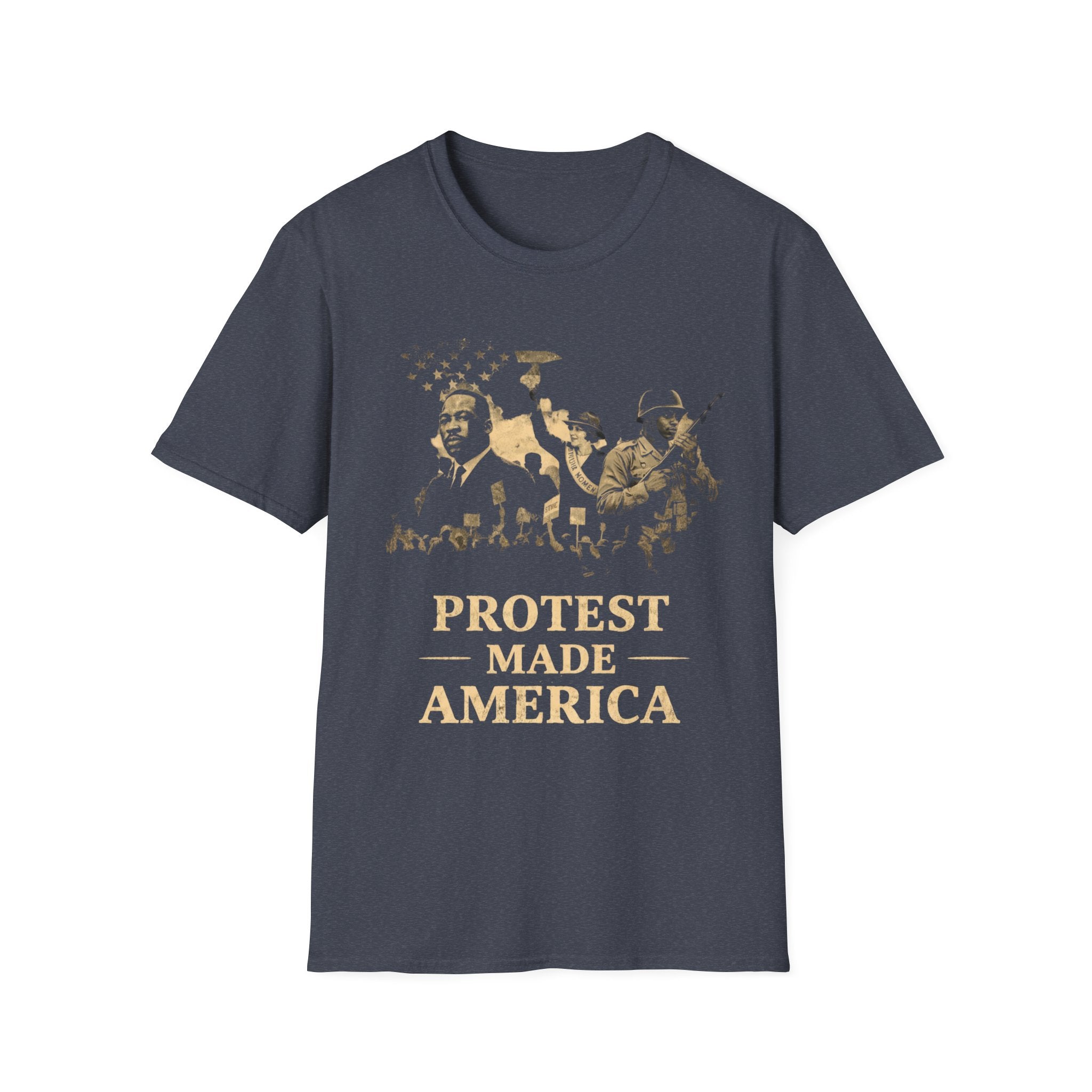 Protest Made America T-Shirt - Bold Statement Protest T-shirt - Rise And Revolt