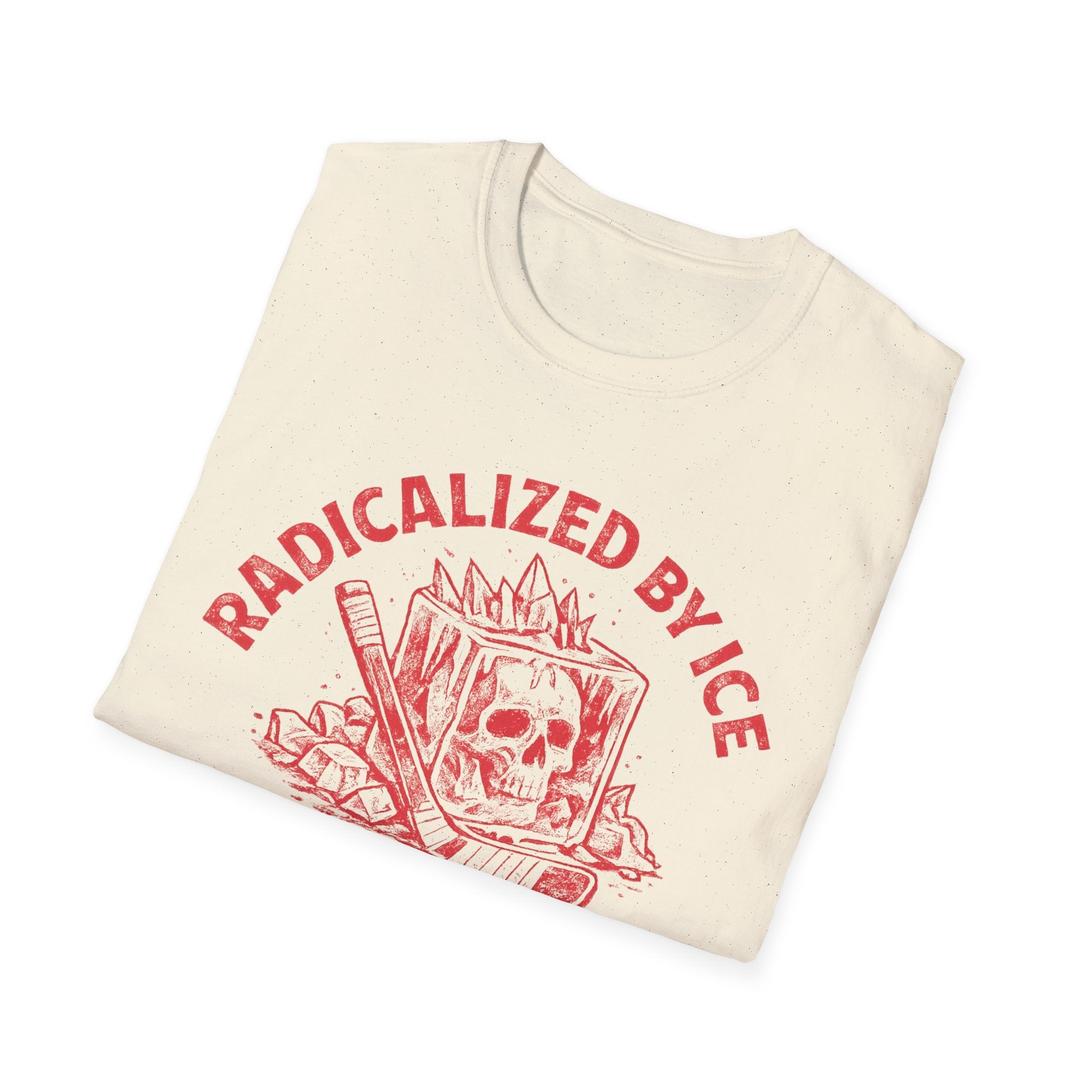 Radicalized By Ice Hockey T-Shirt - Rise And Revolt