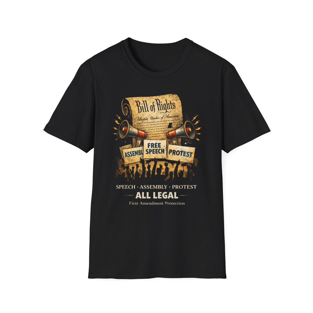 Bill Of Rights All Legal T-Shirt - Rise And Revolt