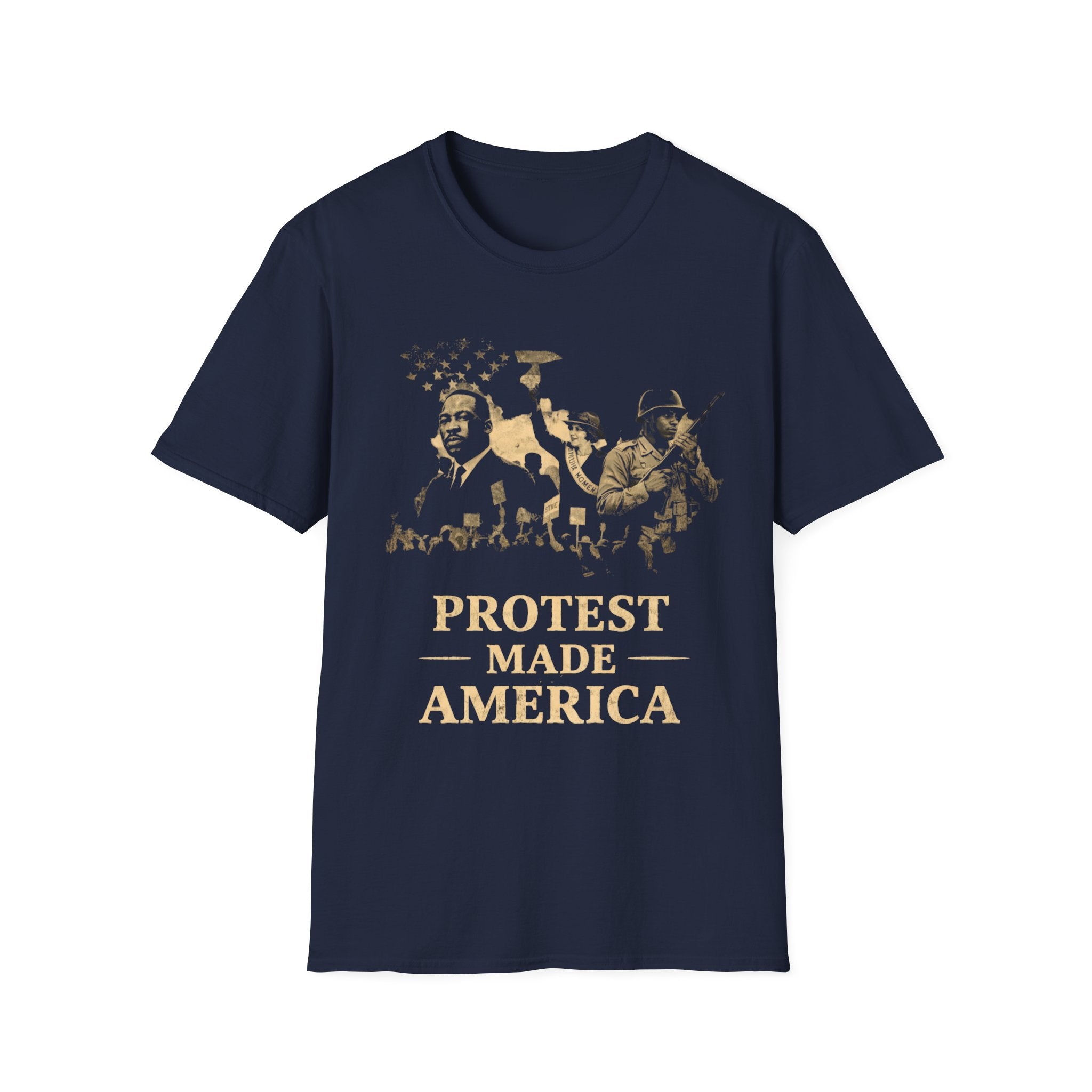 Protest Made America T-Shirt - Bold Statement Protest T-shirt - Rise And Revolt