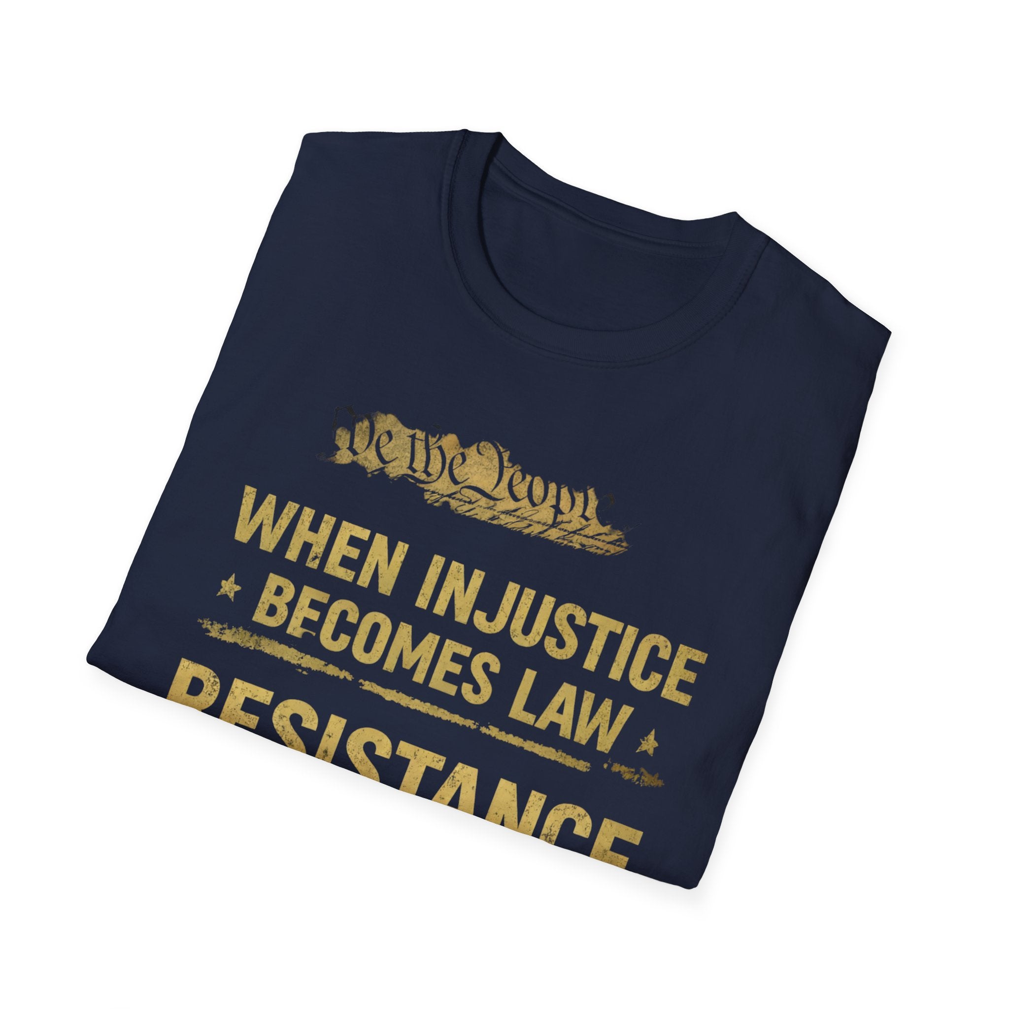 When Injustice Becomes Law T-Shirt - Rise And Revolt