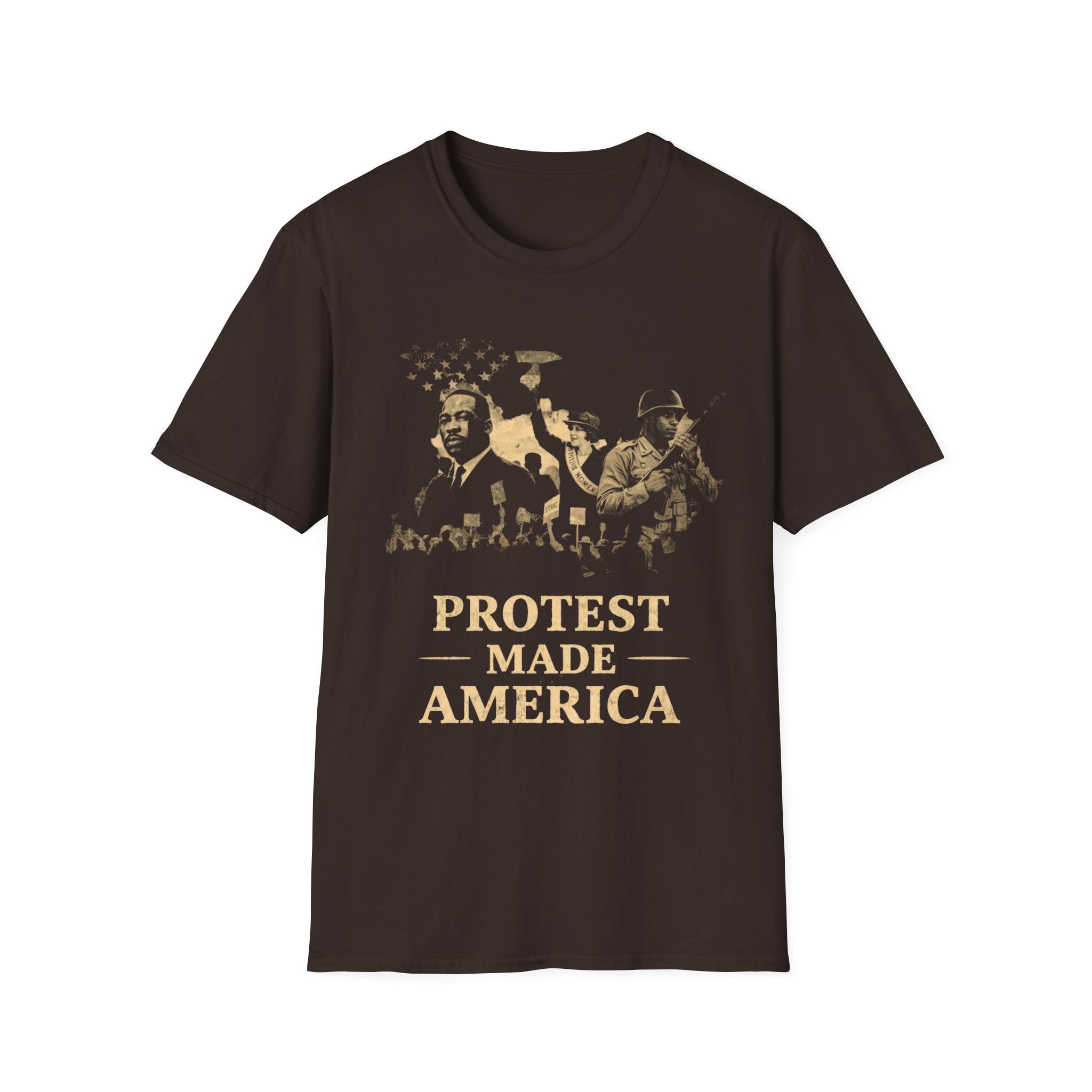 Protest Made America T-Shirt - Bold Statement Protest T-shirt - Rise And Revolt