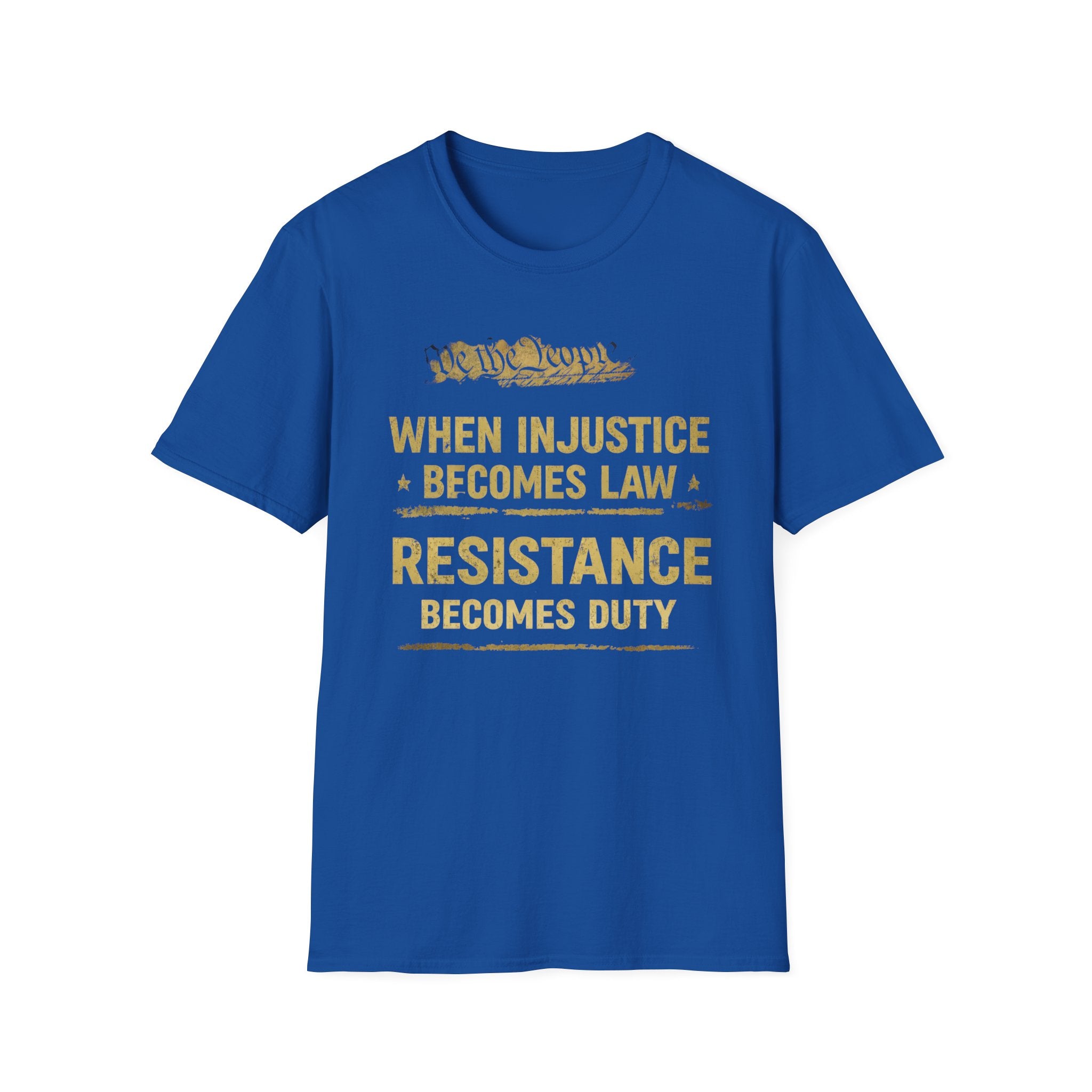 When Injustice Becomes Law T-Shirt - Rise And Revolt