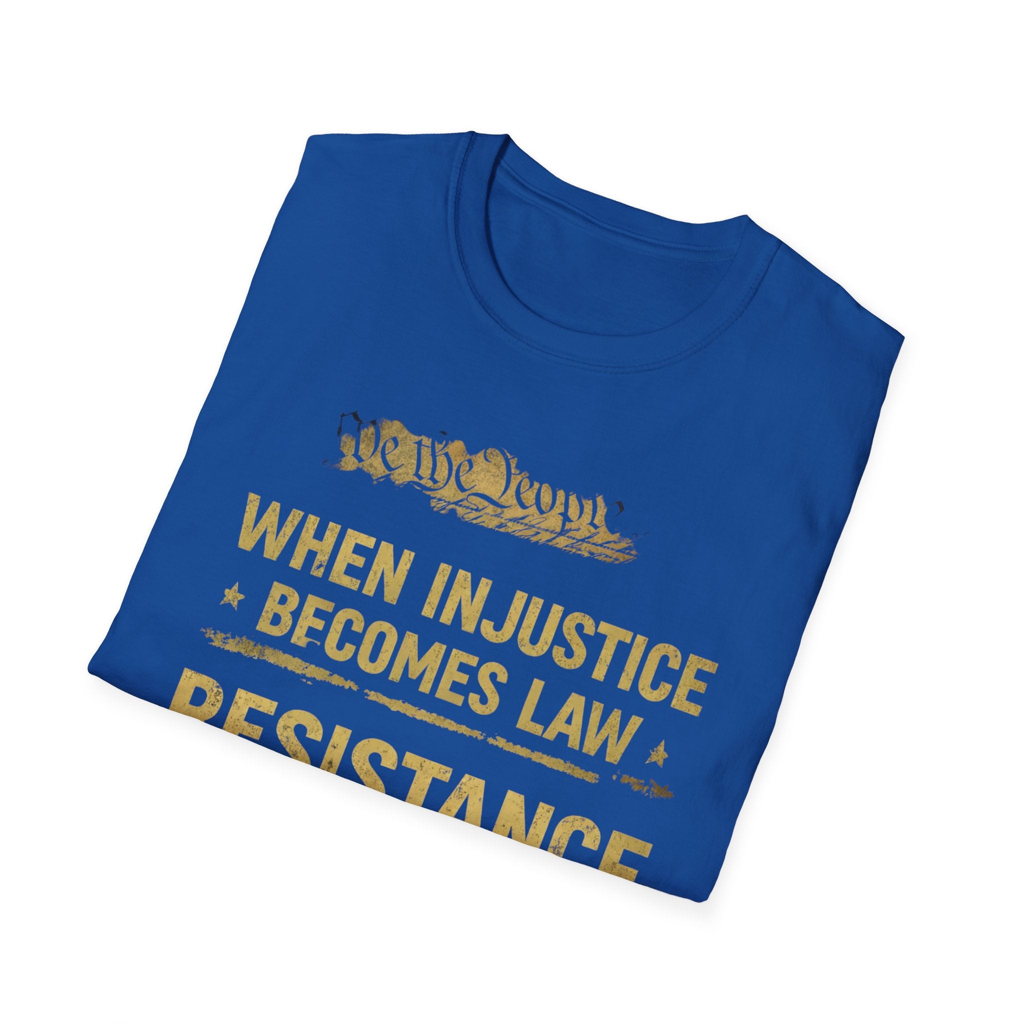 When Injustice Becomes Law T-Shirt - Rise And Revolt