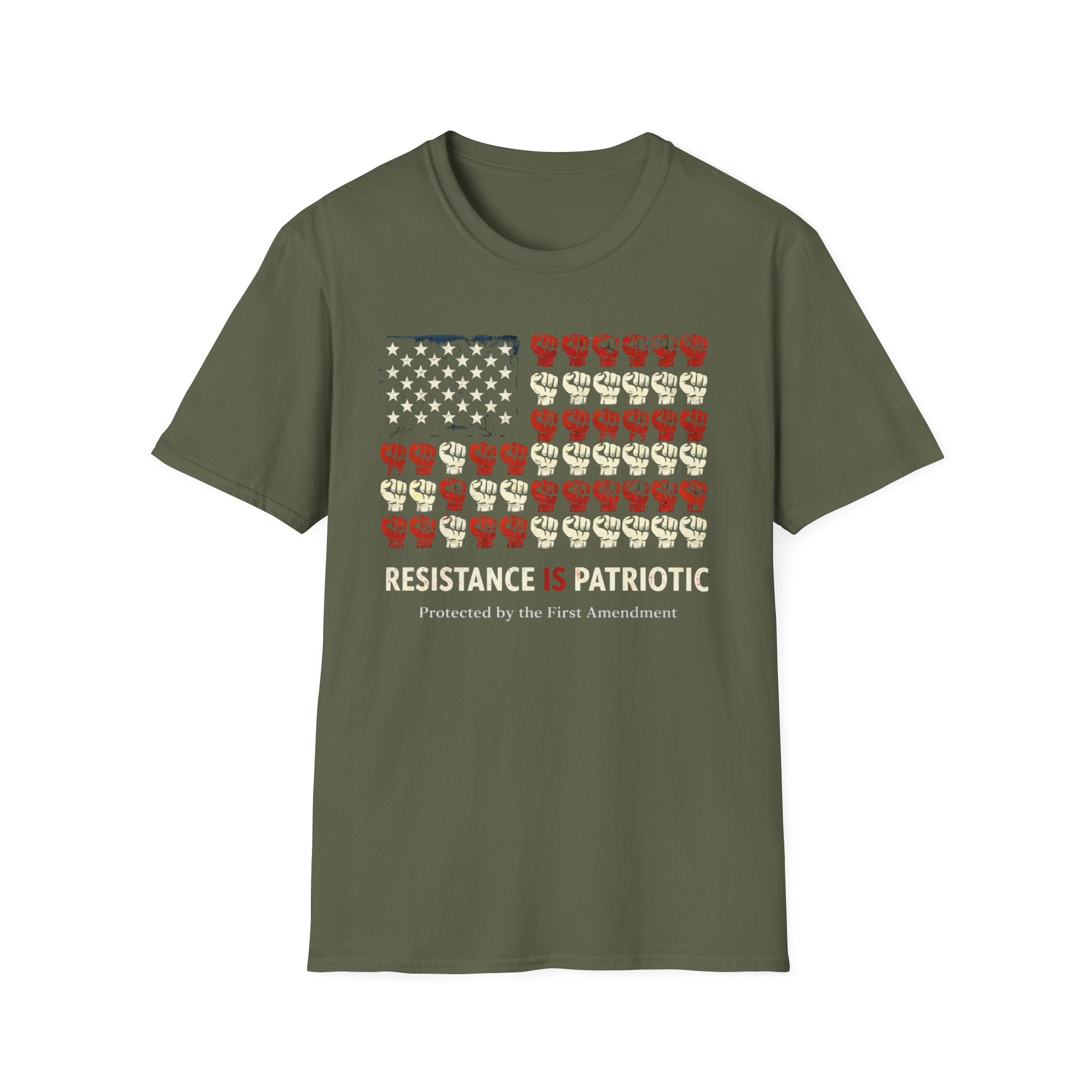 Resistance Is Patriotic T-Shirt - Rise And Revolt