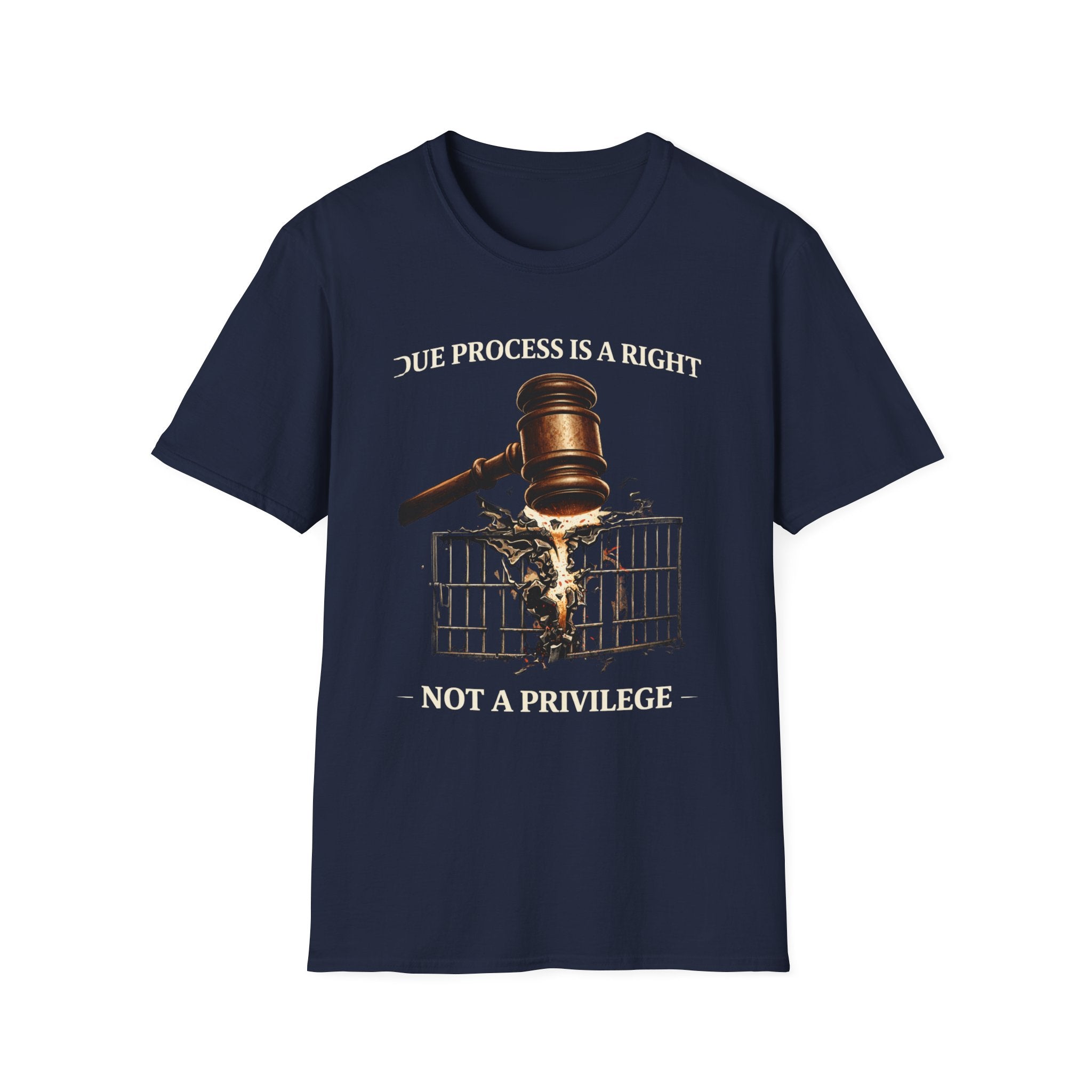 Due Process T-Shirt - Assert Your Rights in Style - Rise And Revolt