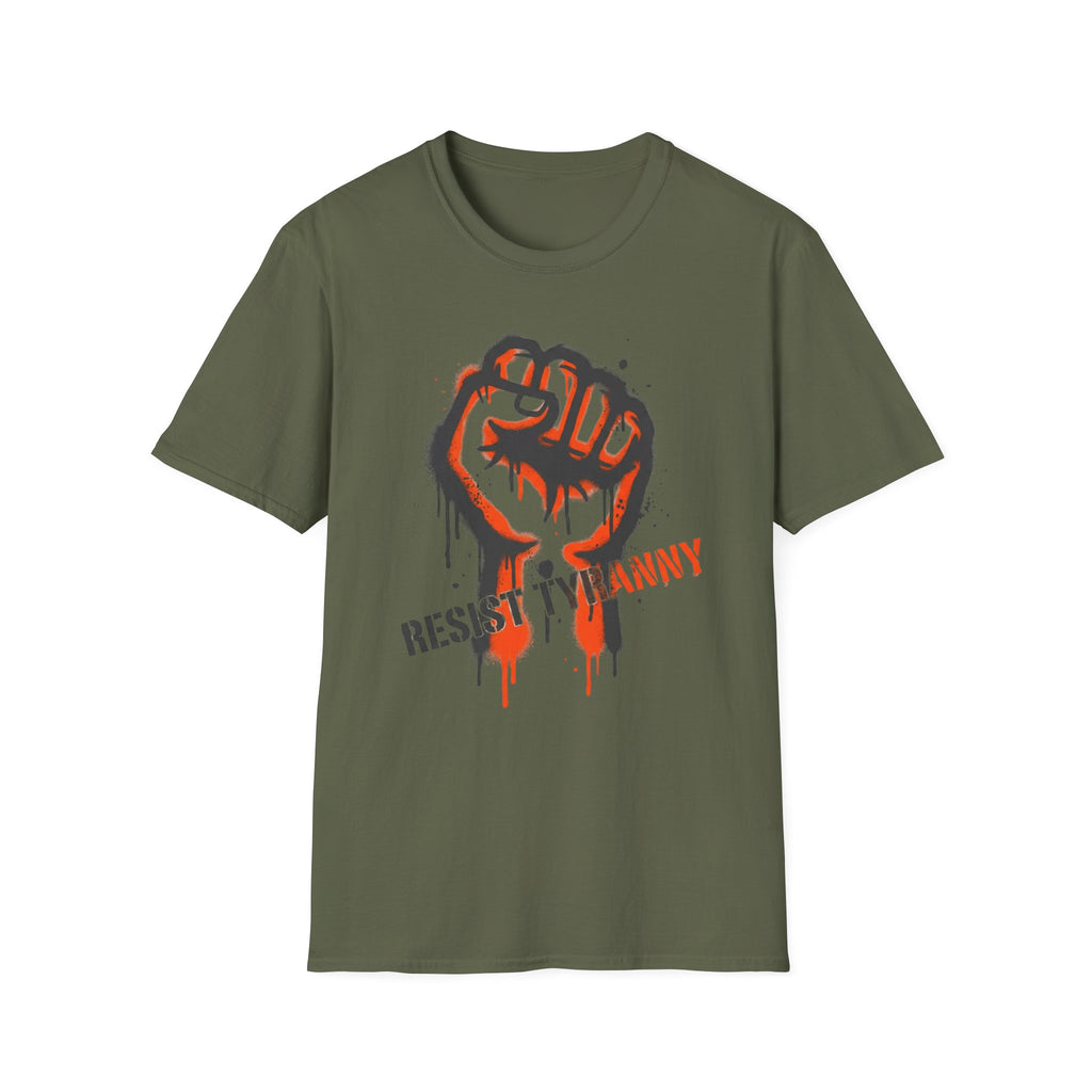 Resist Tyranny T-Shirt Fist - Empower Your Voice and Stand Strong - Rise And Revolt