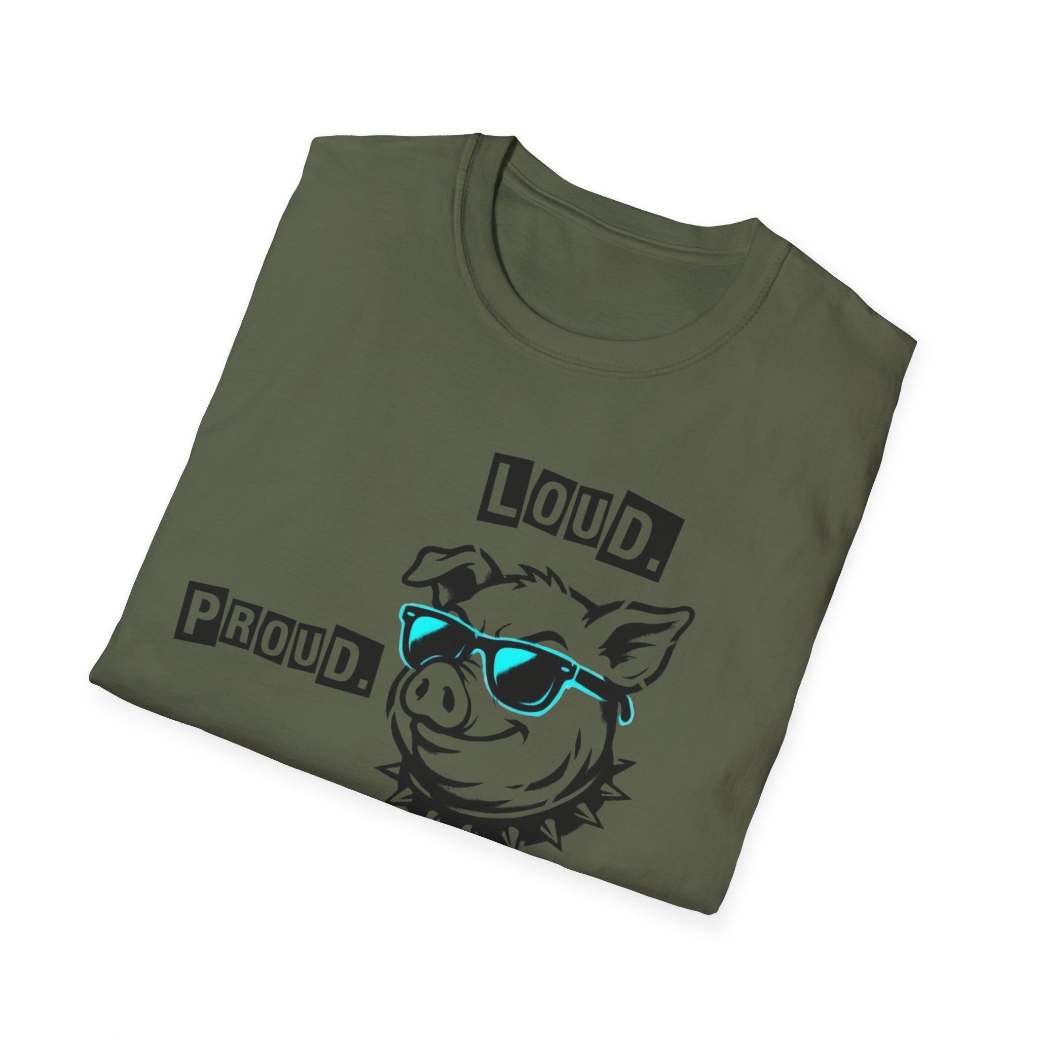 Loud Proud Piggy T-Shirt - Trump Piggy Comment T-Shirt for Women - Rise And Revolt