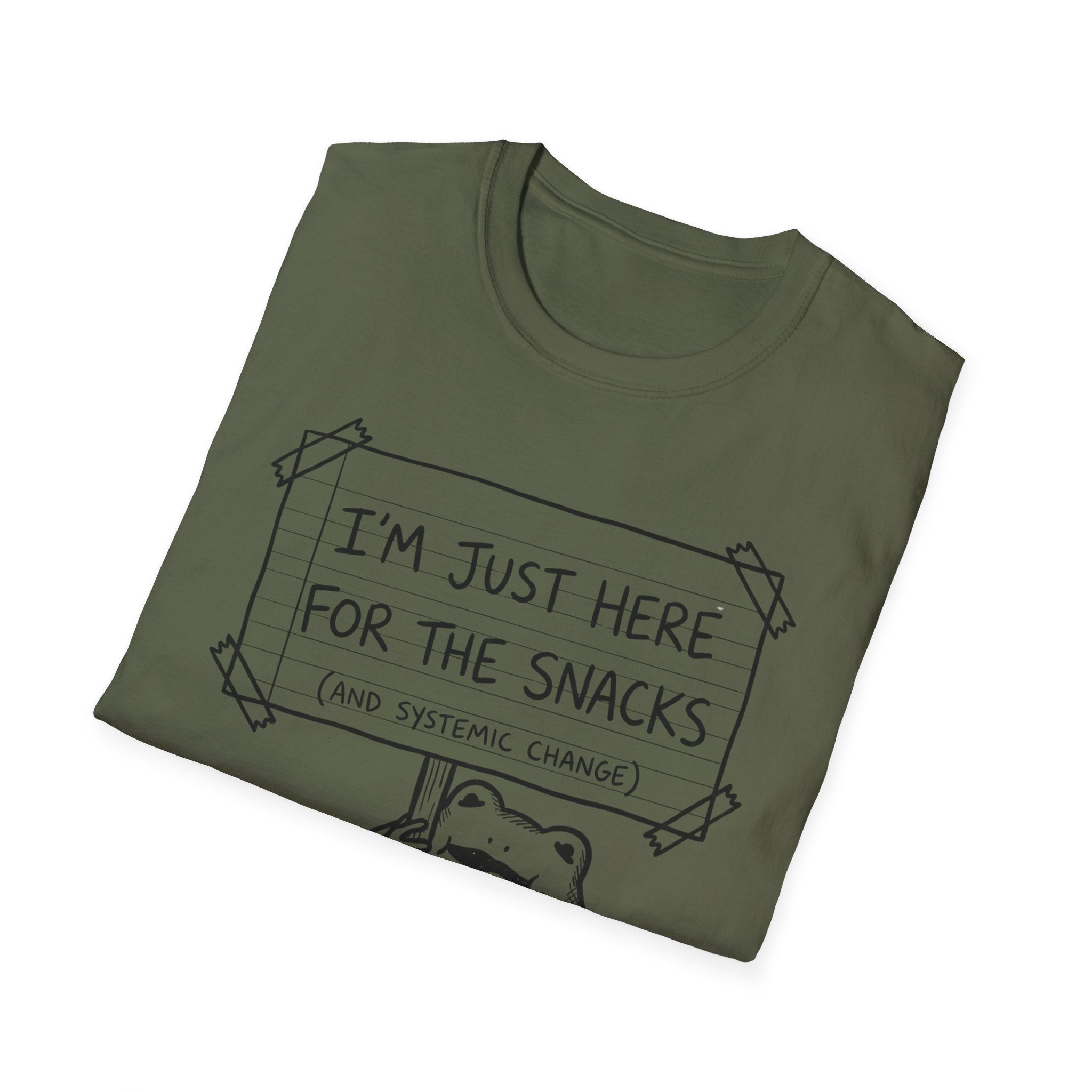 I'm Just Here For The Snacks T-Shirt - Rise And Revolt