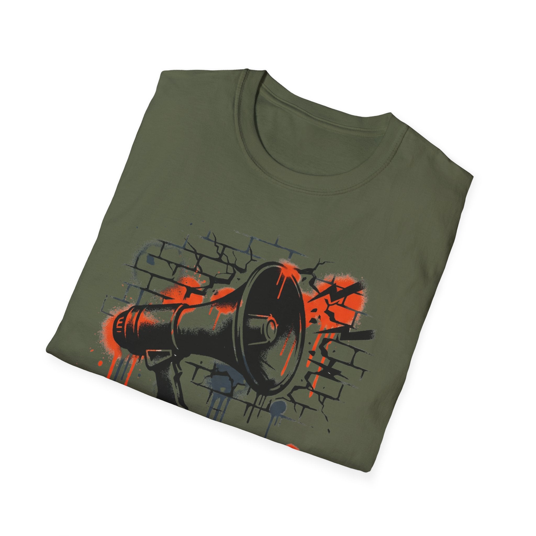 Silence Is Compliance T-Shirt - Make a Statement with Our Bold Megaphone Design - Rise And Revolt