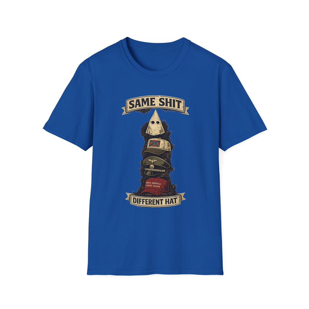 Same Shit Different Hat T-Shirt - Embrace Your Style with Humor - Rise And Revolt
