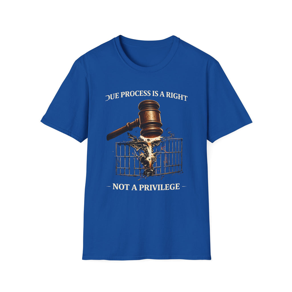 Due Process T-Shirt - Assert Your Rights in Style - Rise And Revolt