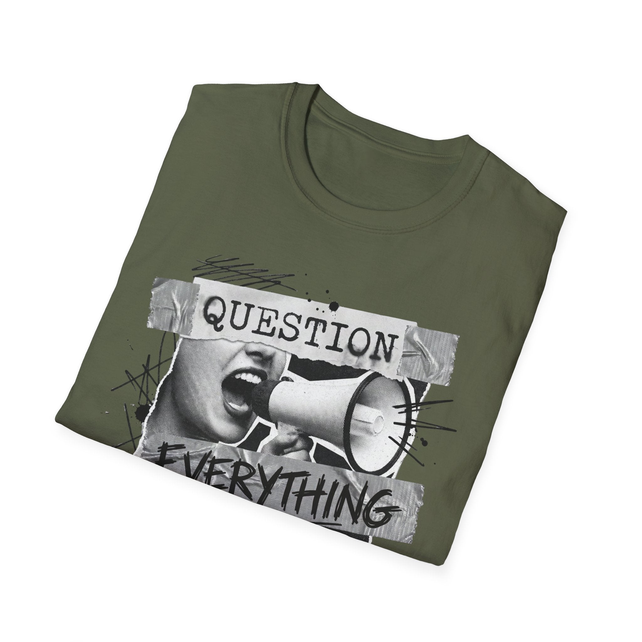 Question Everything T-Shirt - Rise And Revolt