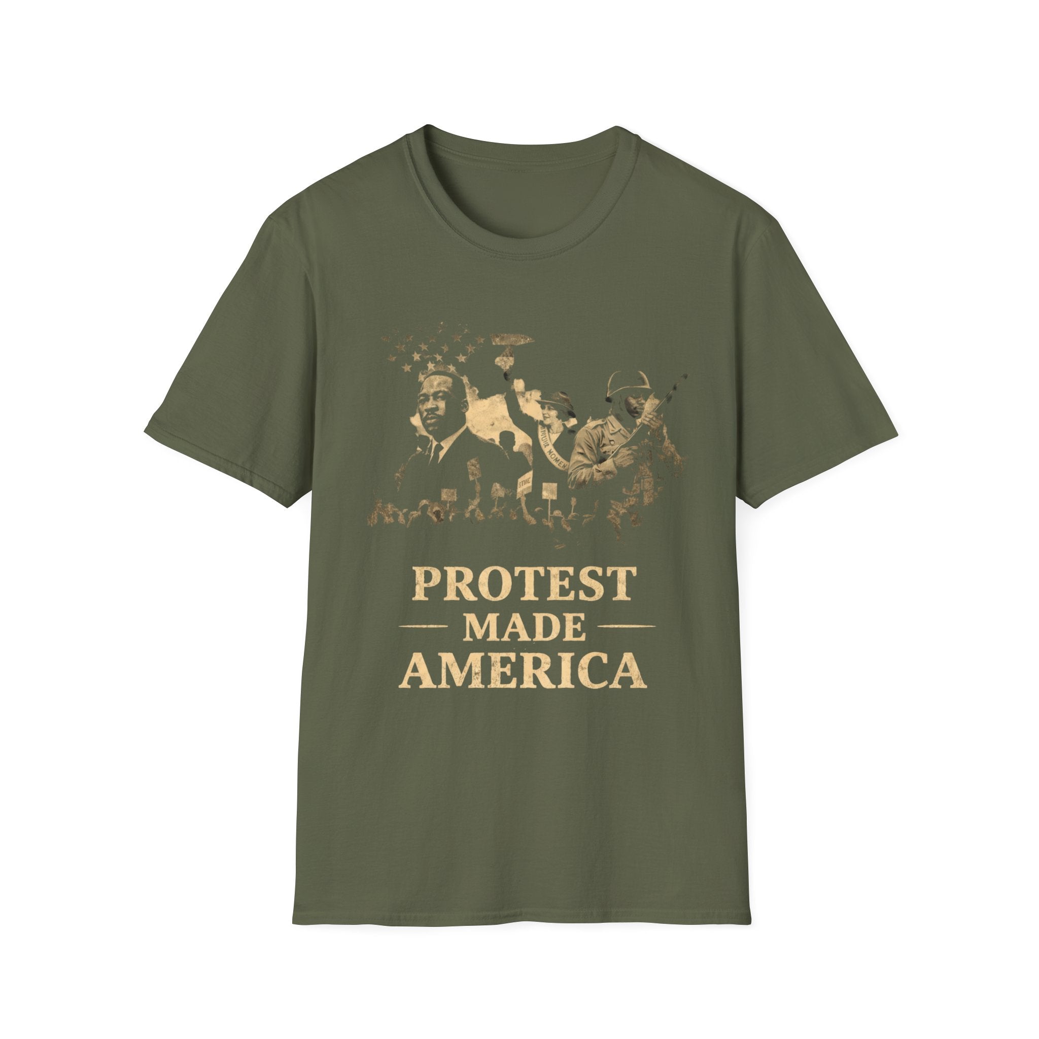 Protest Made America T-Shirt - Bold Statement Protest T-shirt - Rise And Revolt
