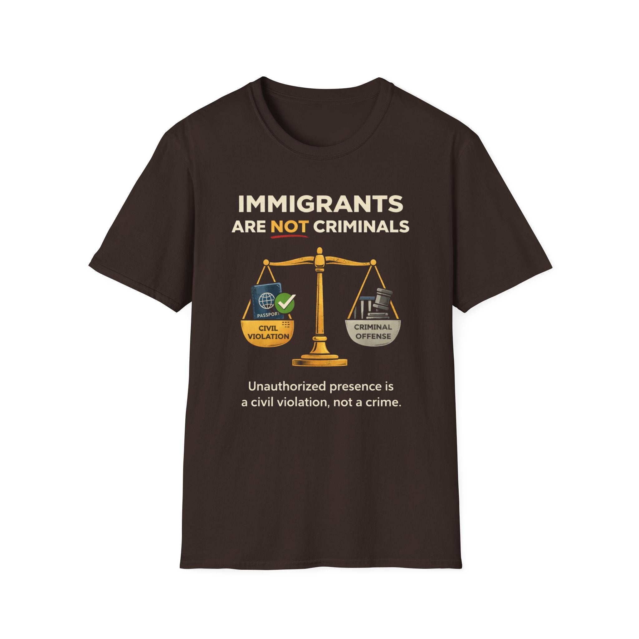 Immigrants Are Not Criminals T-Shirt - Rise And Revolt