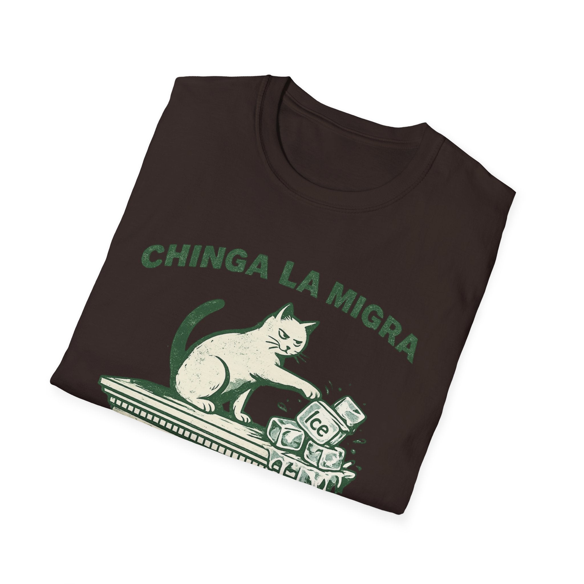 Chinga La Migra T-Shirt - Bopping Ice Design for Bold Statements - Rise And Revolt