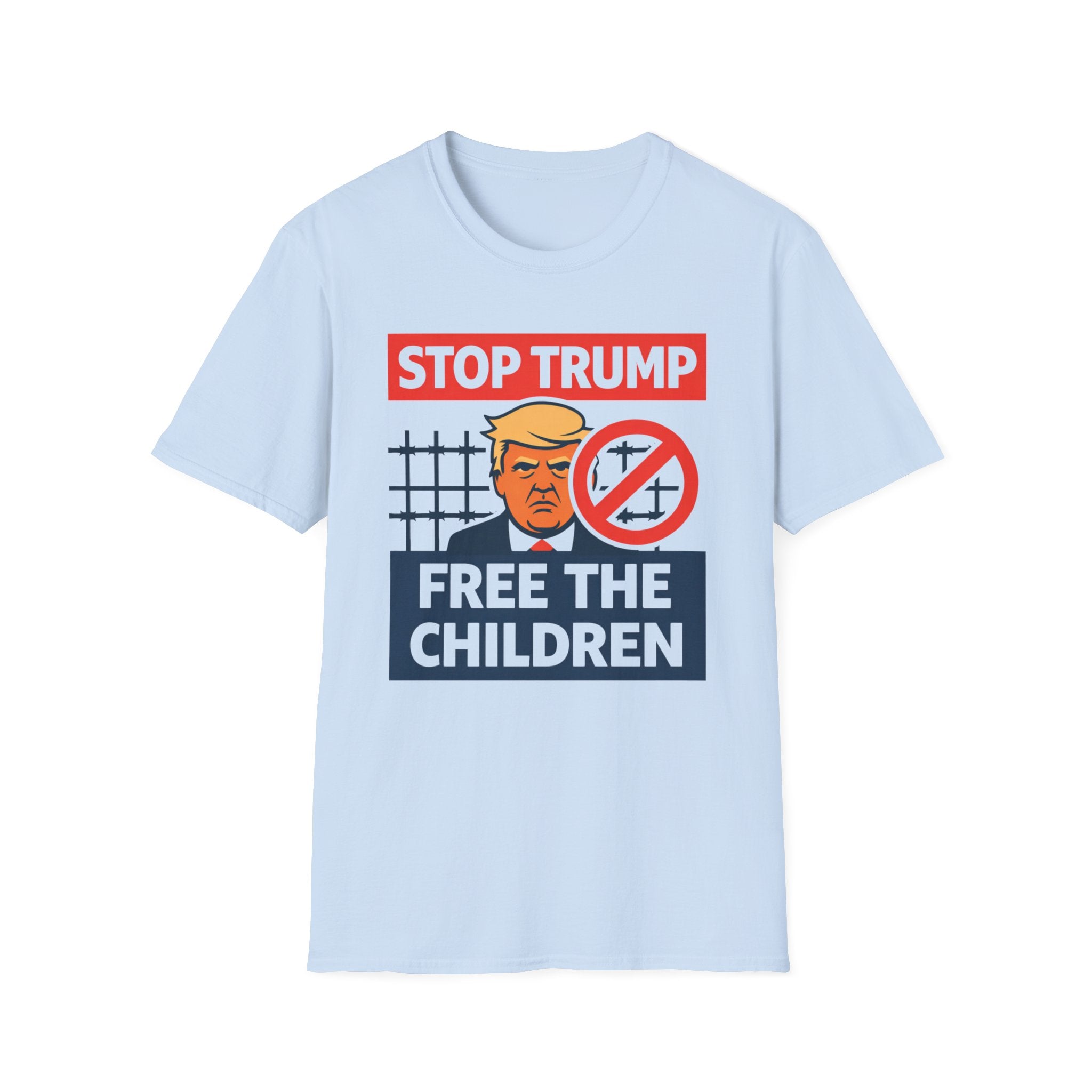 Stop Trump Free The Children T-Shirt - Rise And Revolt