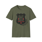 I Will Not Comply Badge T-Shirt - Rise And Revolt