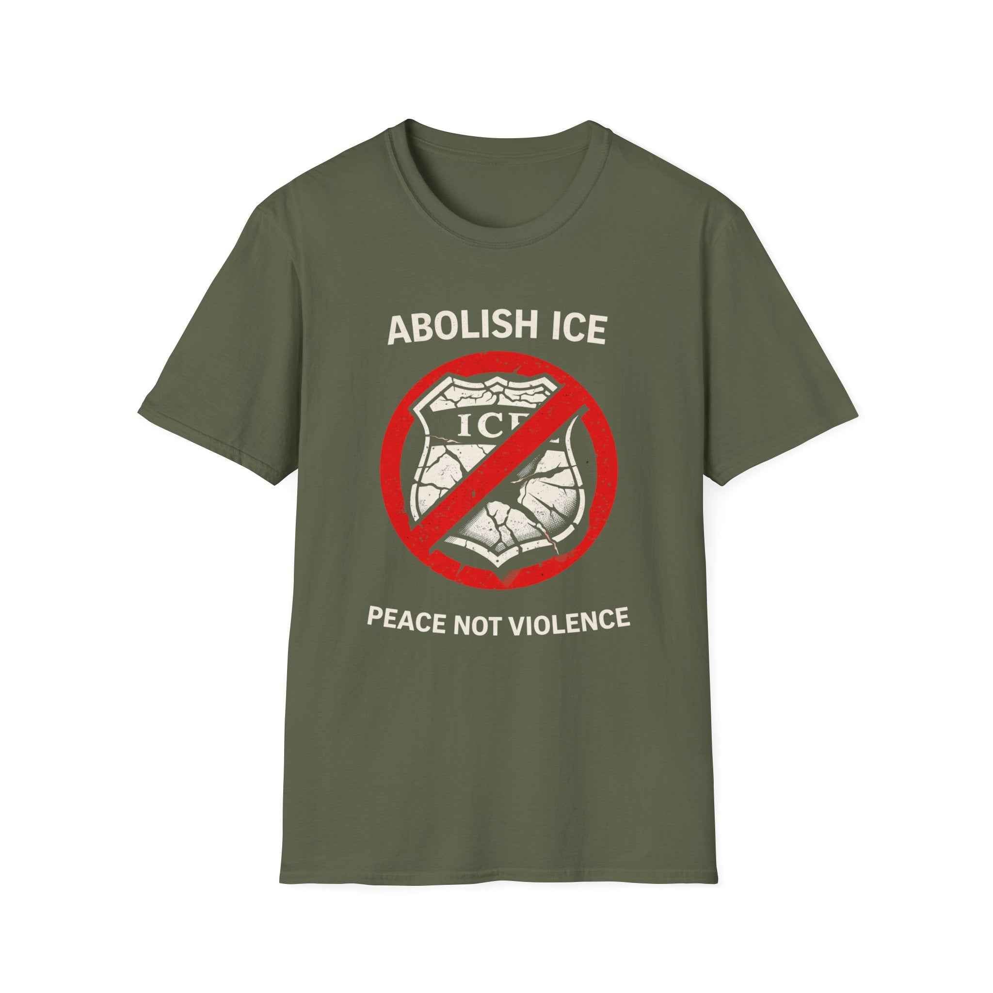 Abolish Ice Peace Not Violence T-Shirt