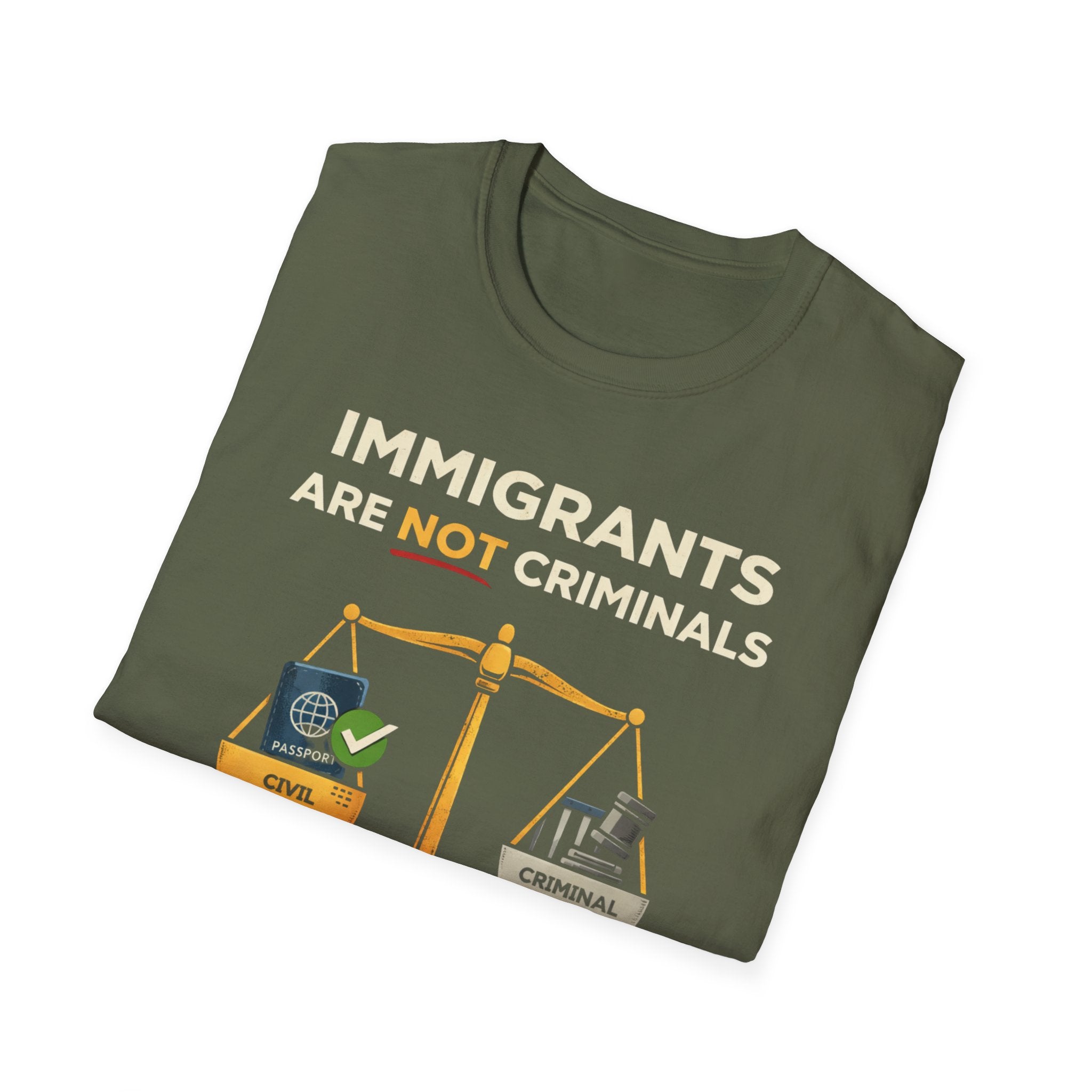Immigrants Are Not Criminals T-Shirt - Rise And Revolt