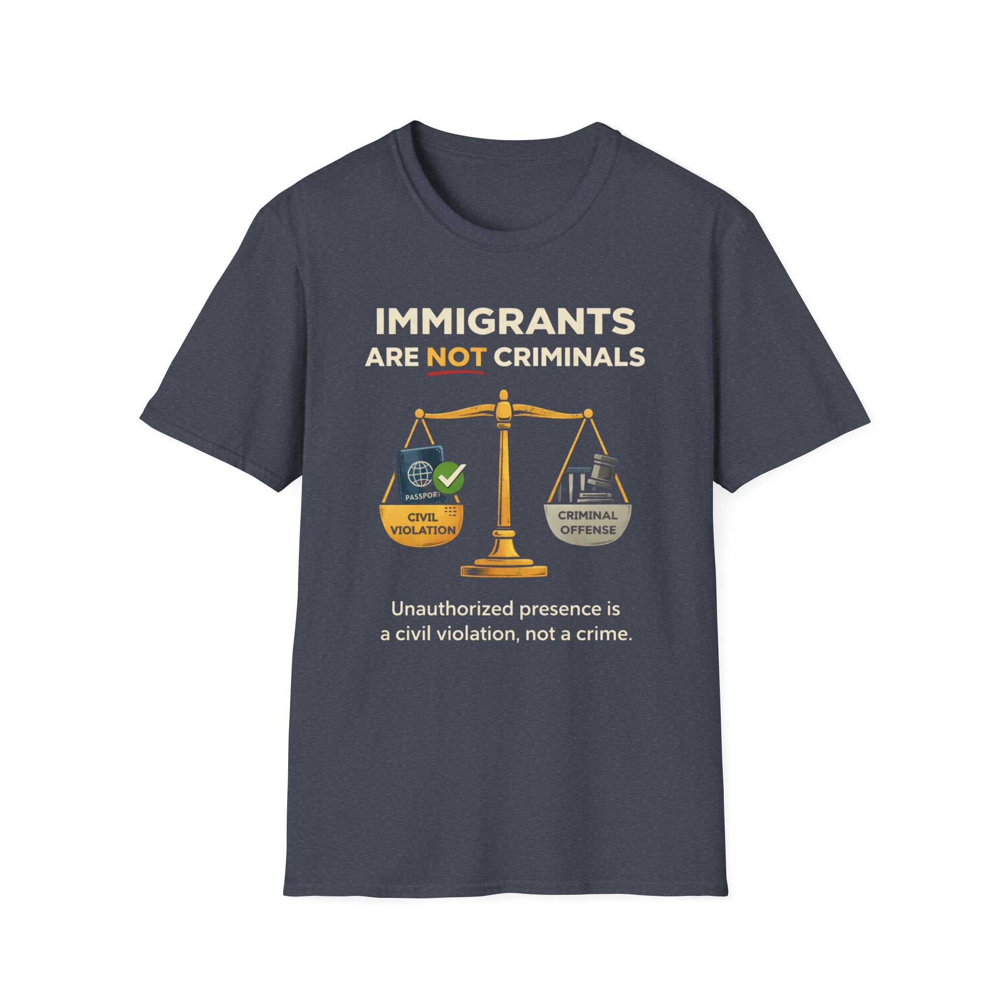 Immigrants Are Not Criminals T-Shirt - Rise And Revolt